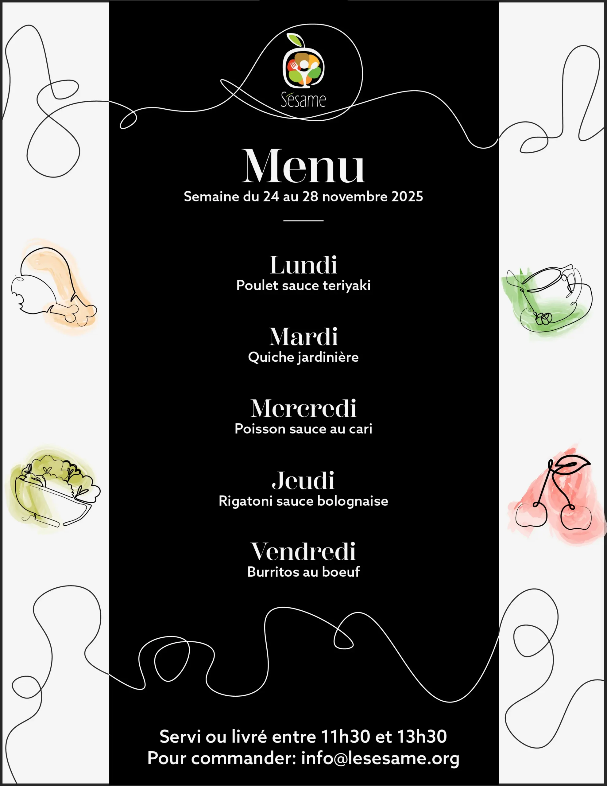 43 - Sésame - Menu - 24 novembre 2025